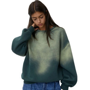 Women's Oversized Crew Neck Tie-Dye Sweatshirt Customized Printed Streetwear Fashion Acid Wash Technique 420/500 Grams <b>Fabric</b> - Product Image 5