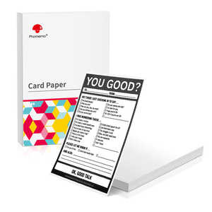 PHOMEMO 80x135mm Thermal Paper White Cardstock for M03 100 <b>Sheets</b> Other <b>Stickers</b> - Product Image 6