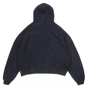 Sudadera con Capucha para Hombre, 100% Algodón, Estilo Holgado, Unisex, Color Liso, 480g, Sudadera de Doble Capa - Product Image 4