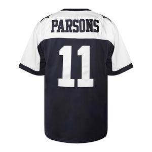 Uniforme de fútbol americano retro para hombre, personalizado, nombre y número, unisex, al por mayor, jersey en blanco personalizado, ropa de fútbol sublimada - Product Image 2