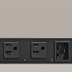 PDU แบบ Neutral Rack 115V 15 แอมป์ 8 ช่องเสียบ NEMA5-15/20R พร้อมจอ OLED ควบคุมผ่านเว็บ SNMP SSH สีดำ - Product Image 1