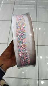 Cordones florales bordados hechos a medida y cordones de trabajo Zari dorados bordados ideales para diseñadores de vestidos y tiendas de suministros de recorte - Product Image 3