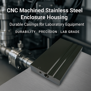 Carcasa de Acero Inoxidable Mecanizada por CNC con Electroerosión por Hilo y Brochado, Carcasas Duraderas para Equipos de Laboratorio - Product Image 3