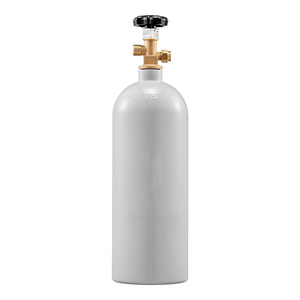 Tanque de gas CO2 de 5 lb (5 kg) con cilindro de aluminio para sistema dispensador de cerveza de barril (kegerator) - Product Image 4