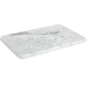 Planche à découper en marbre naturel de cuisine, service et planche à découper en marbre, marbre véritable blanc naturel - Product Image 1
