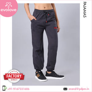 จํานวนมากจําหน่ายขายปรับแต่งผ้าฝ้าย 100% ชุดนอนชุดราตรีชุดนอนสตรีชุดนอนกางเกงขายาว - Product Image 3