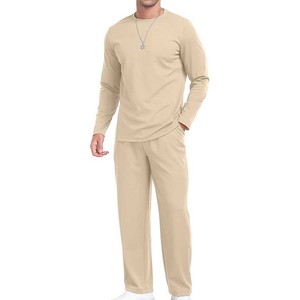 Chándal para hombre, jersey de manga larga de 2 piezas, chándal para correr, chándal informal Atlético - Product Image 1