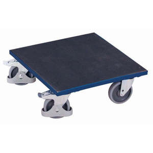 Conteneur à roulettes Variofit avec caoutchouc rainuré 500 x MM, capacité de charge 400 kg, chariot à roulettes - Product Image 1