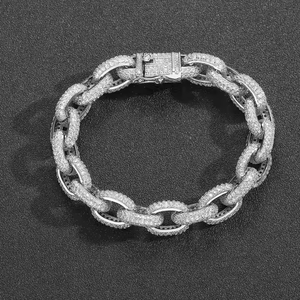 925 <b>Silver</b> Moissanite Diamond <b>Bracelet</b> Elegant Wrist Jewelry Featuring Luminous Stones Polished <b>Silver</b> Craft And Enduring - Product Image 6