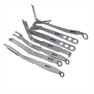 VENTA CALIENTE GORAYA GERMAN Retractores de articulación de rodilla Gancho de articulación de rodilla Meseta tibial Instrumento ortopédico CE ISO APROBADO - Product Image 1