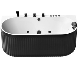 Baignoire autoportante à fond plat Stone Bell de qualité supérieure avec fonction Whiripool et Air Bathtub, en vente - Product Image 2