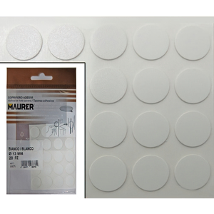 ฝาครอบสกรูแบบมีกาว สีขาว (แพ็ค 20 ชิ้น) - Product Image 1