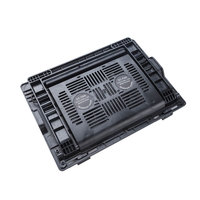 Support de refroidissement pour ordinateur portable N182 à double ventilateur, refroidi par air, réglable en hauteur, avec radiateur intégré, noir, en stock