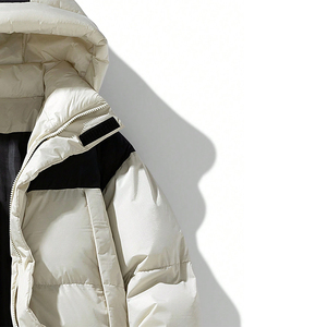 Chaqueta acolchada de invierno personalizada al por mayor para hombre, prendas de vestir informales con cuello levantado, abrigos de alta calidad, chaqueta acolchada para hombre - Product Image 3