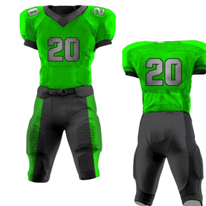 Uniforme de football américain à manches courtes personnalisé 100% polyester de haute qualité respirant léger maillot de performance - Product Image 3