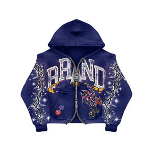 Ensemble de survêtement oversize de haute qualité avec logo personnalisé, short et sweat à capuche en coton épais, imprimé sérigraphié, style streetwear - Product Image 4