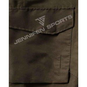 Pantalón de caza 100% tela sintética cremallera y cierre de botones frontal, lateral, bolsillos traseros dentro de tela de algodón usada - Product Image 3