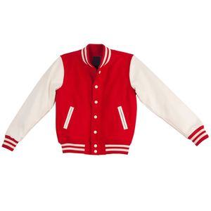 Customized Embroidery Logo <b>Baseball</b> Bomber <b>Jackets</b> Wholesale <b>Men</b> Plain Satin Letterman <b>Jackets</b> - Product Image 1