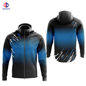 Sudadera con capucha personalizada con cremallera completa 100% poliéster para uso diario y promociones de eventos Diseño de sublimación OEM para marca - Product Image 5