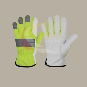 ถุงมือกีฬาแข่งรถสำหรับงานหนักแบบพรีเมี่ยมแถบสะท้อนแสงสำหรับผู้ขับขี่แถบกันลื่นทนทานต่อการตัด - Product Image 2
