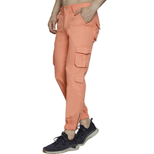 Pantalones cargo para correr de bajo precio para hombres, color sólido cónico con bolsillos laterales para un ambiente de fitness elegante en las tendencias de ropa deportiva - Product Image 6