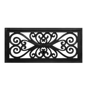 Wholesale Price Handmade Boho Black Wood Panel Customized Carved Floral Wall Decor Home Living Room Decoration Bulk Supplies <b>PC</b> - Product Image 4