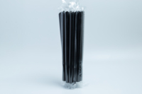 Logo personnalisé Fabricant Réutilisable Emballage individuel PP Plastique Bubble Tea Smoothie Milkshake Paille à boire jetable en stock