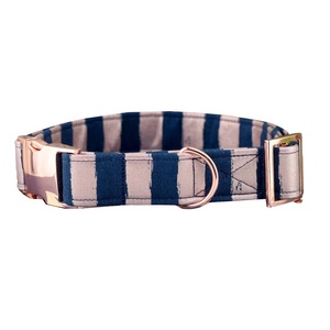 Dog <b>Collar</b> Rose Gold Printed <b>Pet</b> <b>Collars</b> Cotton Material Daily Use Adjustable <b>Pets</b> <b>Collars</b> Dogs Suppliers Wholesaler - Product Image 2