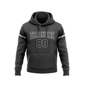 Sudadera con capucha para hombre de nuevo estilo con logotipo bordado personalizado/Sudadera con capucha de color sólido y cuello para hombre - Product Image 2