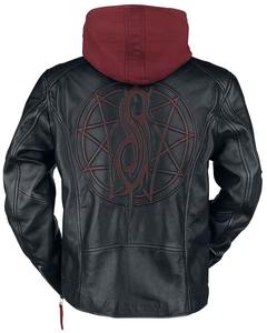 Vente en gros de vêtements de rue d'hiver pour hommes, veste noire de haute qualité en peau de vache véritable, revêtement en PU, tissu tissé - Product Image 6