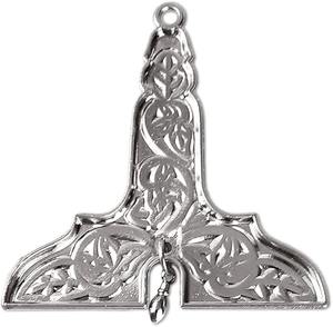 Joya de Collar de Guardián Superior Masónico, Plateada - Product Image 5