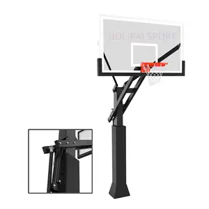 室内高度可调篮球球门钢化玻璃背板篮球架户外