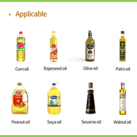 Machine de remplissage de bocaux en verre pour huile de coco vierge avec couvercle hermétique, machine de remplissage d'huile de palme comestible personnalisée