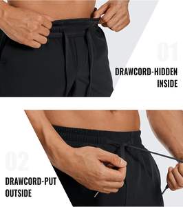 กางเกงขาสั้นออกกำลังกายกลางแจ้งสำหรับผู้ชายแห้งเร็วระบายอากาศได้ดีเป็นมิตรกับสิ่งแวดล้อม - Product Image 5