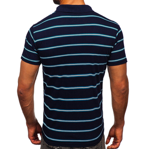 เสื้อยืดโปโลสำหรับผู้ชายเสื้อ2024คอกลมแขนสั้นผ้าฝ้าย100% ซักง่าย - Product Image 2
