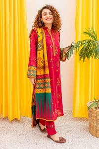 Estilo paquistaní 2025 elegante mujer 3 piezas Casual Salwar Kameez vestido de lino ropa de fiesta de invierno - Product Image 2