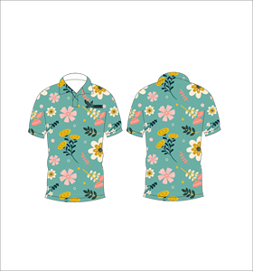 เสื้อโปโลพิมพ์ลายดอกไม้เขตร้อนสำหรับผู้ชาย แขนสั้น สวมใส่สบาย เหมาะสำหรับฤดูร้อน เล่นกอล์ฟ น้ำหนักเบา มีปก แฟชั่น - Product Image 4