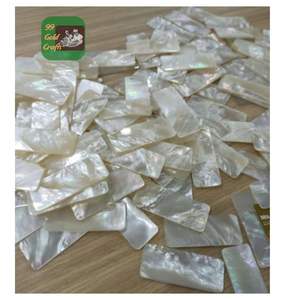 WHOLESALE WHITE MOTHER OF PEARL SHELL <b>SHEET</b> CUSTOM SIZE DOUBLE <b>FLAT</b> FOR HANDCRAFT JEWELRY AND ART DESIGN USE - Product Image 3