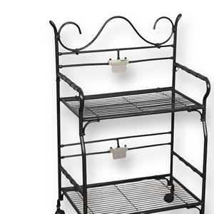 Precio al por mayor Estante deslizante debajo del fregadero Estante de especias de vidrio Estante de acero retráctil multiusos 2 niveles debajo del fregadero Almacenamiento de cocina - Product Image 2