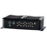 Partaker Industrial Mini PC Win11 Nuevo ordenador resistente con Core i5 10200H i7 10750H Dual LAN COM 6x3 x HD Display US AU