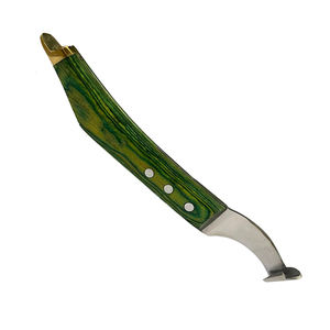 Couteau à sabot de meilleure qualité avec couvercle en laiton droit J2 couteau à sabot de tranchant en acier inoxydable couteau à sabot de cheval personnalisé - Product Image 6