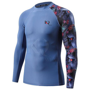 Strong Grip Eco-Friendly Lightweight MMA Rash Guard for Men Quick Dry Stretch Spandex/Polyester Fabric Gym Workout Sports - Product Image 2