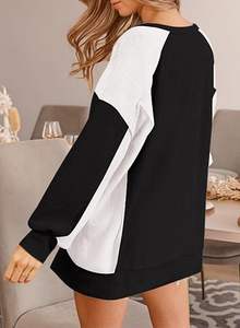 Sudadera clásica de mujer, jersey de manga larga, ajuste suave y cálido, ideal para viajes y estilo al aire libre - Product Image 2