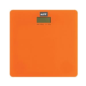 MSV VERRE ORANGE <b>BATHROOM</b> <b>SCALE</b> 30*30CM - Product Image 1