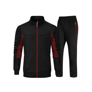 Ensemble de survêtements d'hiver pour hommes avec logo personnalisé joggers et sweat à capuche tissu extensible respirant ensemble de survêtements de sport de grande taille - Product Image 1