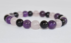 Wholesale Trending Empath Protection 8mm Round Beaded <b>Bracelet</b> Semi Precious Healing Crystal For Jewelry Meditation Fashion - Product Image 1