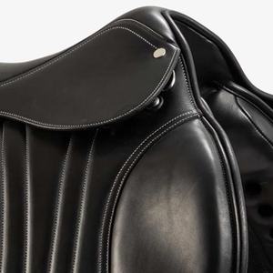 Silla de Montar para Caballo de 10\" y 18\", Silla de Montar Occidental Sintética para Carreras de Barriles, Equipo de Equitación para Paseos y Competiciones - Product Image 5