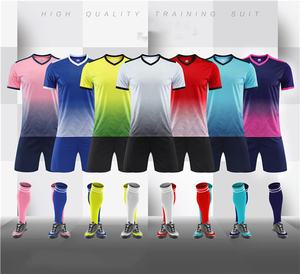 Mode jeunesse Football chemise Sublimation personnaliser Football uniforme noir blanc Soccerl uniforme maillot de football maillot de football - Product Image 6