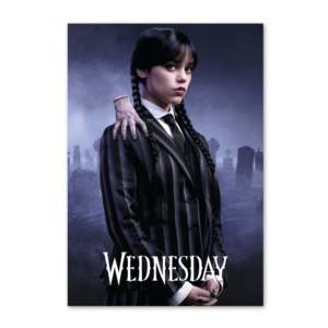 Modern Style Wednesday <b>Poster</b> Season 2 Black <b>Frame</b> Paper Material for Wall Use - Product Image 5