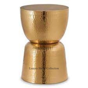 โต๊ะข้างและตรงกลางทรงสี่เหลี่ยมขนาดใหญ่โต๊ะสีทองดูน่าชื่นชมสำหรับบ้านโรงแรมและร้านอาหาร - Product Image 4